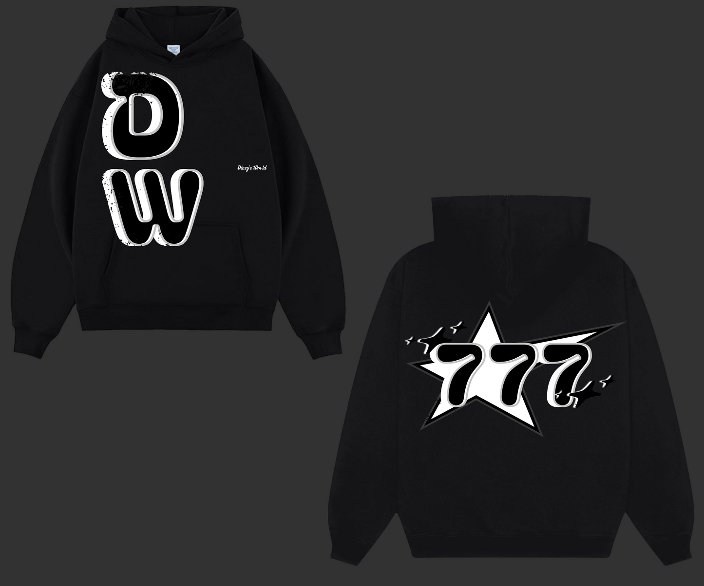 Baggy "Dizzy'sWorld777" Hoodie