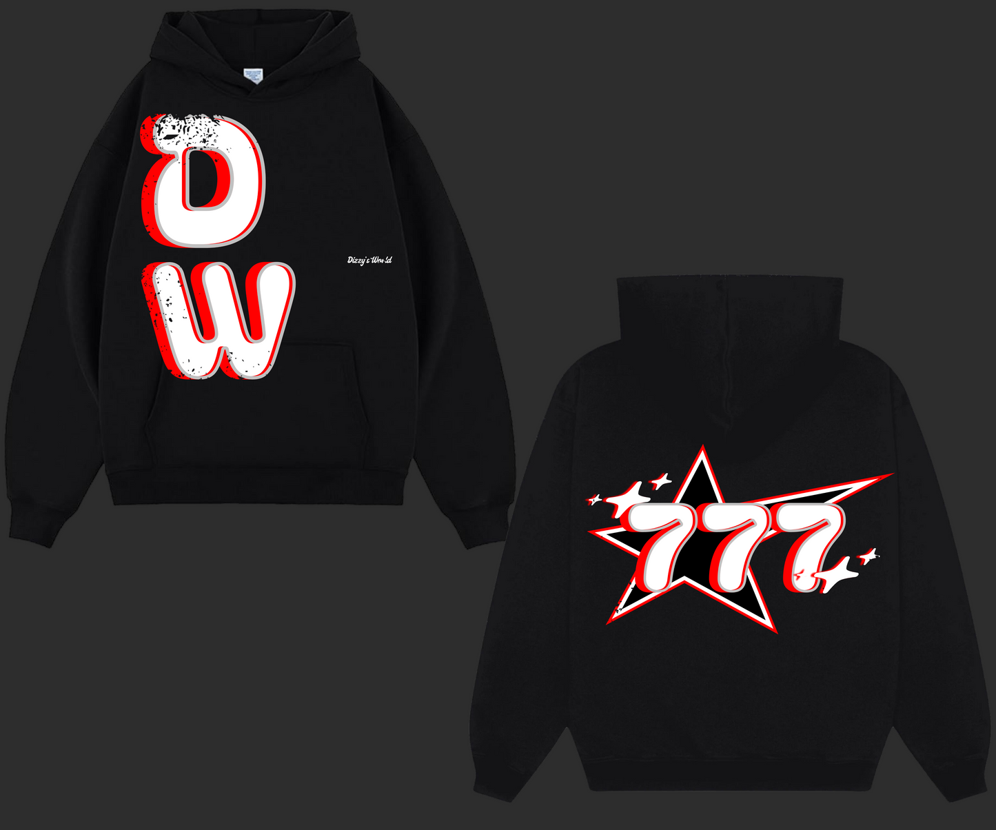 Baggy "Dizzy'sWorld777" Hoodie
