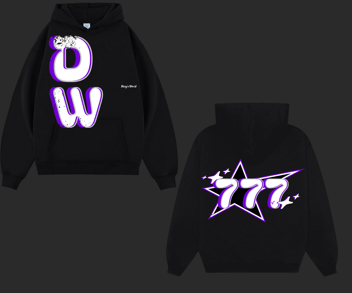 Baggy "Dizzy'sWorld777" Hoodie