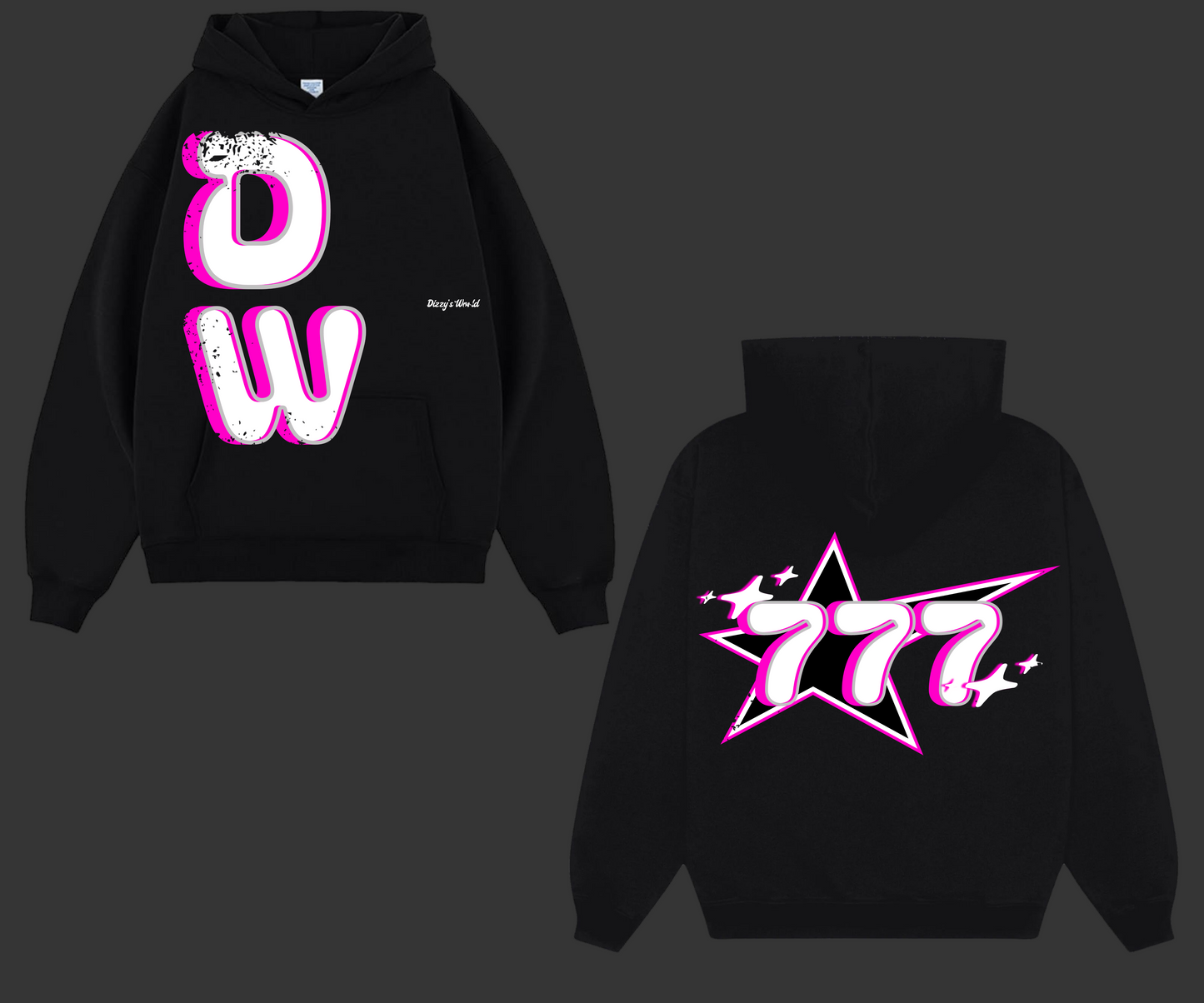 Baggy "Dizzy'sWorld777" Hoodie
