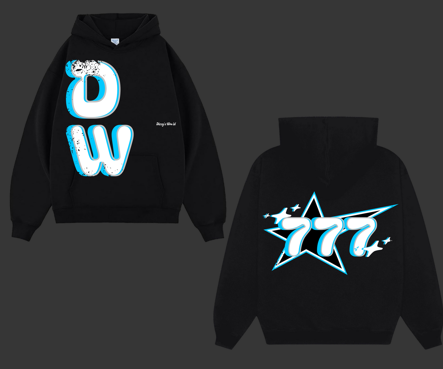 Baggy "Dizzy'sWorld777" Hoodie