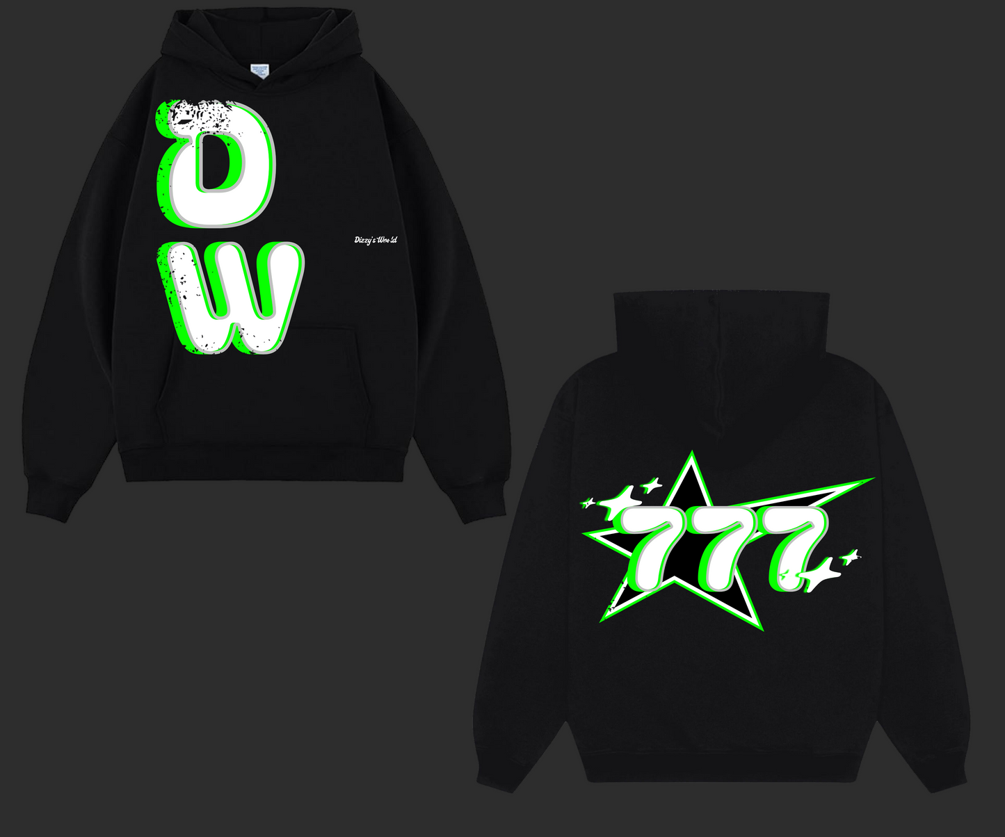 Baggy "Dizzy'sWorld777" Hoodie