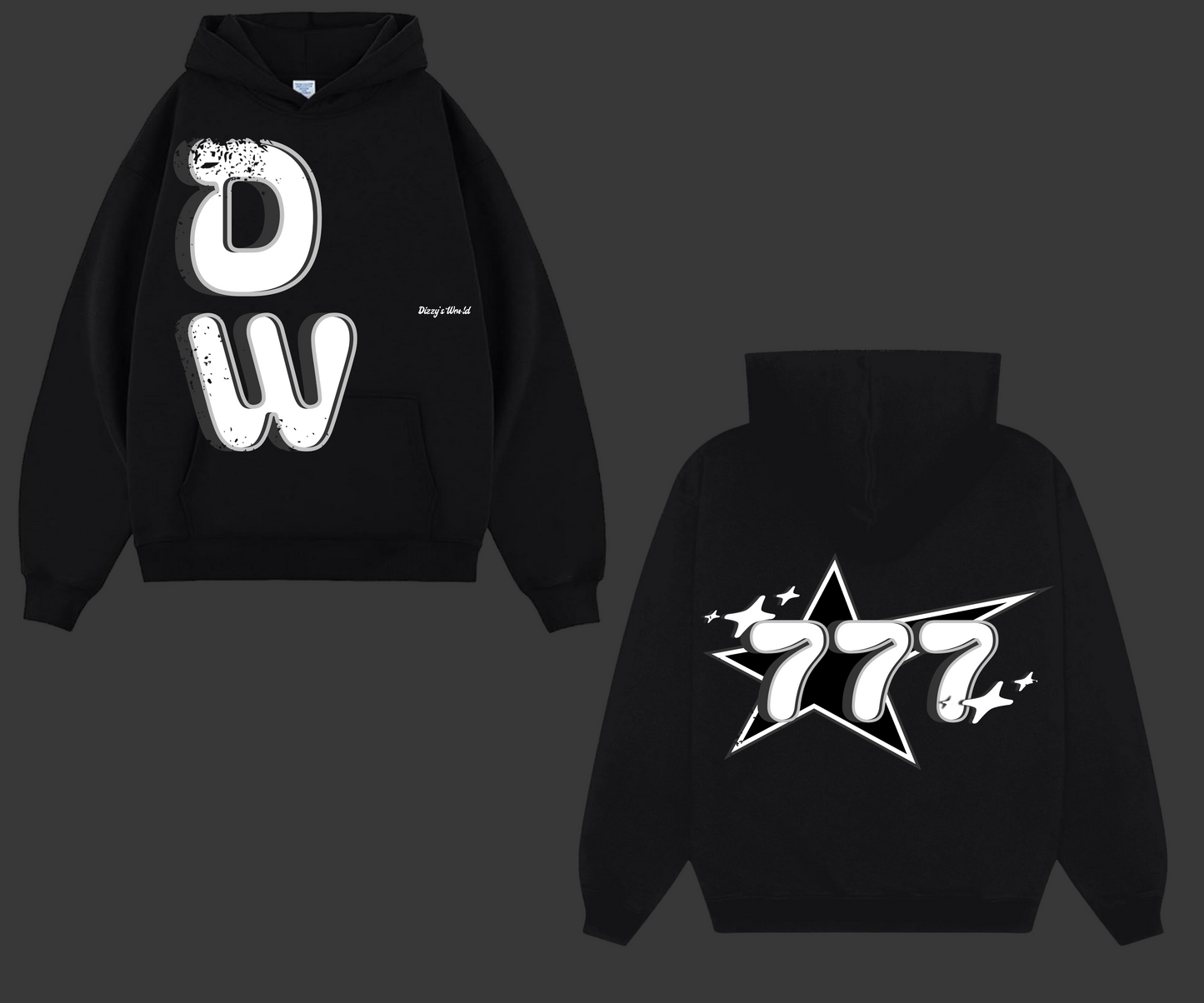 Baggy "Dizzy'sWorld777" Hoodie